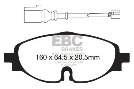 Автозапчасть EBC DP32150C