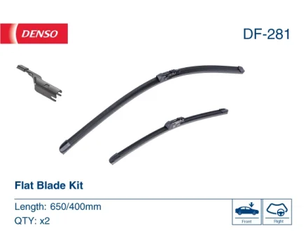 Фото комплект щіток склоочисника 650/400 DENSO DF-281 Комплект щіток склоочисника 650/400 DENSO DF-281
