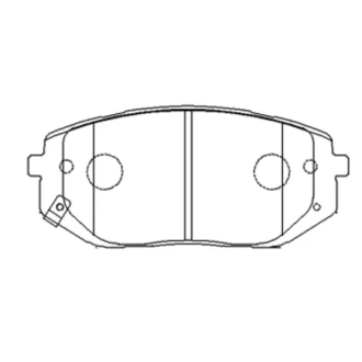 Колодка гальм. передн. Hyundai Tucson 20- Ioniq 5/6 21- KIA K5/K8 CTR GK1512