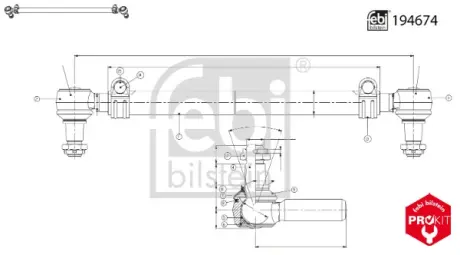 Фото автозапчасть FEBI BILSTEIN 194674 Автозапчасть FEBI BILSTEIN 194674