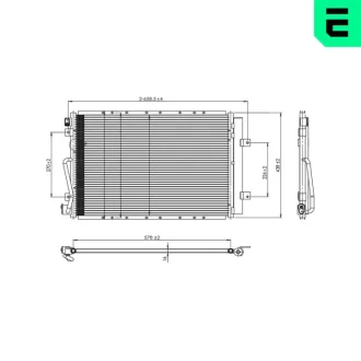 Радіатор кондиціонера ERA 667438