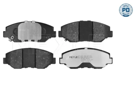 Фото колодки гальмівні (передні) Honda Accord VII 03-08/CR-V II 01-07/CR-V IV 13-/Civic IX/X 14- MEYLE 025 238 6817/PD Колодки гальмівні (передні) Honda Accord VII 03-08/CR-V II 01-07/CR-V IV 13-/Civic IX/X 14- MEYLE 025 238 6817/PD