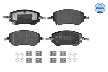 Колодки гальмівні (передні) Fiat 500 II Electric 12-/500 e 20-/Tipo 15- MEYLE 025 264 5119