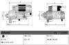Стартер (12В, 2,2кВт, (en) new with a deposit) FORD TRANSIT, TRANSIT V363 2.2D 09.11- DENSO DSN3050 (фото 3)