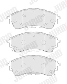 FORD Гальмівні колодки передні RANGER (TKE) 2.0-3.2 11- Jurid 575114J