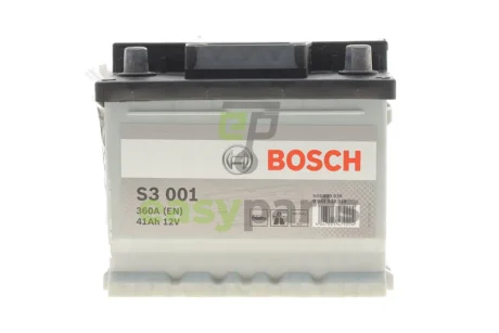 Акумуляторна батарея 41Ah/360A (207x175x175/+R/B13) дата виробництва 2023 рік. BOSCH DSC0092S30010