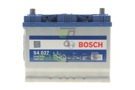 Акумуляторна батарея 70Ah/630A (260x173x225/+L/B01) / Дата виробництва 2023 рік. BOSCH DSC0092S40270