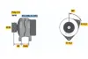 Генератор BOSCH 0124515005 реставрація 0124515005