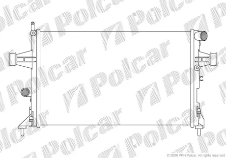 Радіатори охолодження | ASTRA G 98- Polcar 5508086X
