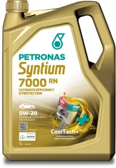 Олива 0W20 SYNTIUM 7000 RN (5L) (RN17 FE) (ACEA C5) Petronas 70733M12EU