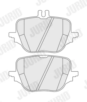 Колодки гальмівні дискові Jurid 574312J