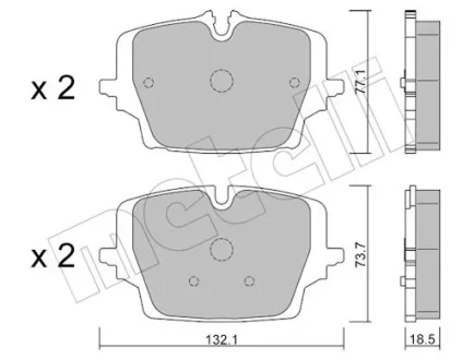 KLOCKI HAM PRZOD Metelli 2214070