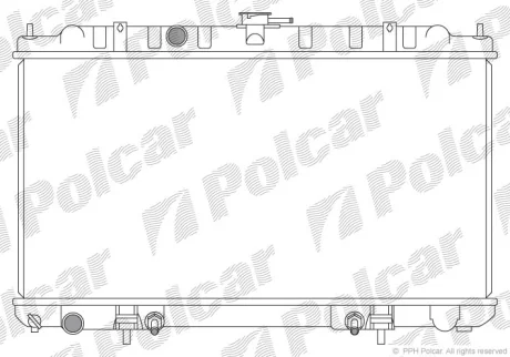 Радіатори охолодження | SENTRA (B15), 00-06 Polcar 2755087