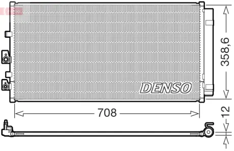 Skraplacz FORD FOCUS IV 18- DENSO DCN10062