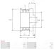 KOLO PASOWE ALTERNATORA BRAND NEW ALTERNATOR PULLEY AS-PL AP0130S (фото 3)