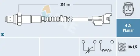 Лямбда-зонд LEXUS TOYOTA FAE 77604