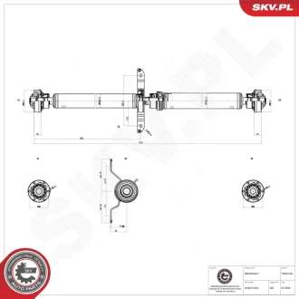 Propshaft SKV GERMANY 76SKV140