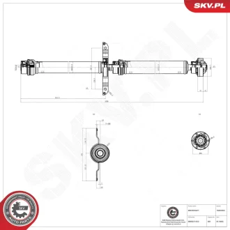 Propshaft SKV GERMANY 76SKV091