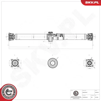 Propshaft SKV GERMANY 76SKV077