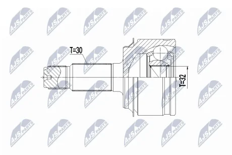 ШАРНИР РАВНЫХ УГЛОВЫХ СКОРОСТЕЙ NTY NPZHD066