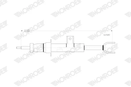 Амортизатор газомасляний MONROE G2580