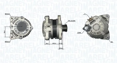ALTERNATOR MAGNETI MARELLI 063732186010
