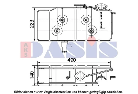 Компенсаційний бак, системи охолодження AKS DASIS 401020N