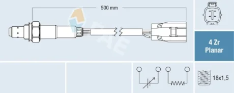 Lambda Sensor FAE 77790