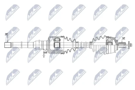 ПОЛУОСЬ NTY NPWVV178