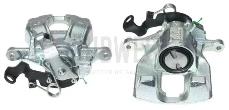 Гальмівний дисковий супорт задн Лів VW AMAROK 2.0/2.0D/3.0D 12.10- BUDWEG CALIPER 345414