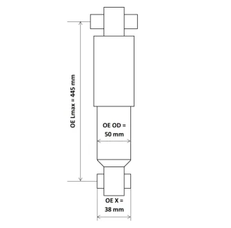 AMORT./PRZ//L//R/ IVECO DAILY 00- IVECO DAILY 00- KYB 3450036