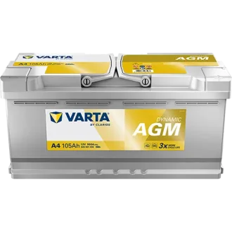 AKUMULATOR 105AH/950A 12V P+ DYNAMIC AGM VARTA 605901095K262