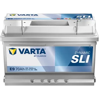 AKUMULATOR 70AH/640A P+ DYNAMIC SLI E9 VARTA 570144064K262