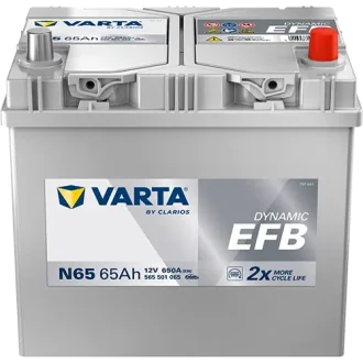 AKUMULATOR 65AH/650A 12V P+ DYNAMIC EFB N65 VARTA 565501065K262