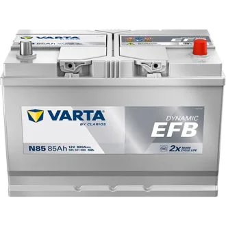 AKUMULATOR 85AH/80A 12V P+ DYNAMIC EFB N85 VARTA 585501080K262