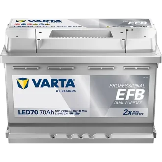 AKUMULATOR 70AH/760A 12V PROFESSIONAL VARTA 932070076K312