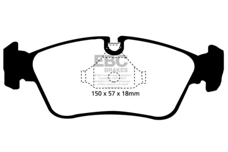 Фото автозапчасть EBC DP51211NDX Автозапчасть EBC DP51211NDX
