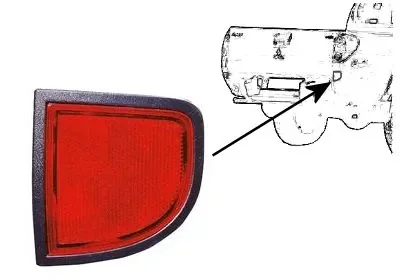 Катафот пра. MITSUBISHI L200 06>15 Van Wezel 3295930