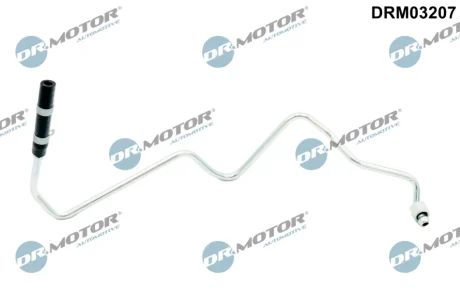 Трубка турбокомпрессора ДВЗ (чорний метал) DR MOTOR DRM03207