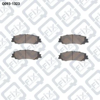 Фото колодки тормозные задние Q-fix Q093-1323 КОЛОДКИ ТОРМОЗНЫЕ ЗАДНИЕ Q-fix Q093-1323