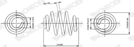 SPREZYNA ZAWIESZ TYL MONROE SN4994