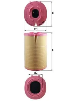 Фото filtr powietrza MAHLE / KNECHT LX5888 FILTR POWIETRZA MAHLE / KNECHT LX5888