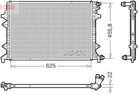 Chłodnica VW TIGUAN 15- DENSO DRM32066