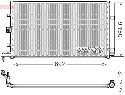 Skraplacz FORD ECOSPORT 18- DENSO DCN10063