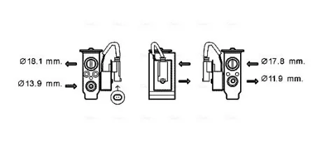 Фото автозапчасть AVA COOLING BW1431 Автозапчасть AVA COOLING BW1431