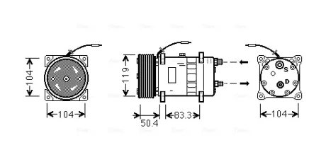 Kompresor AVA COOLING UVAK058