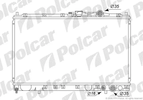 Радіатори охолодження | SPACE WAGON (N3_W, N Polcar 5230081K