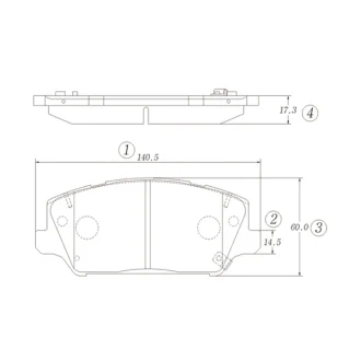 Колодки гальм OLD CKKK-56 CTR GK1388