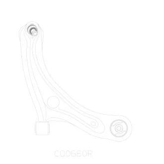 Важіль передній R Honda Fit 14-20 CTR CQ0660R