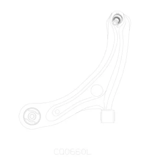 Важіль передній L Honda Fit 14-20 CTR CQ0660L